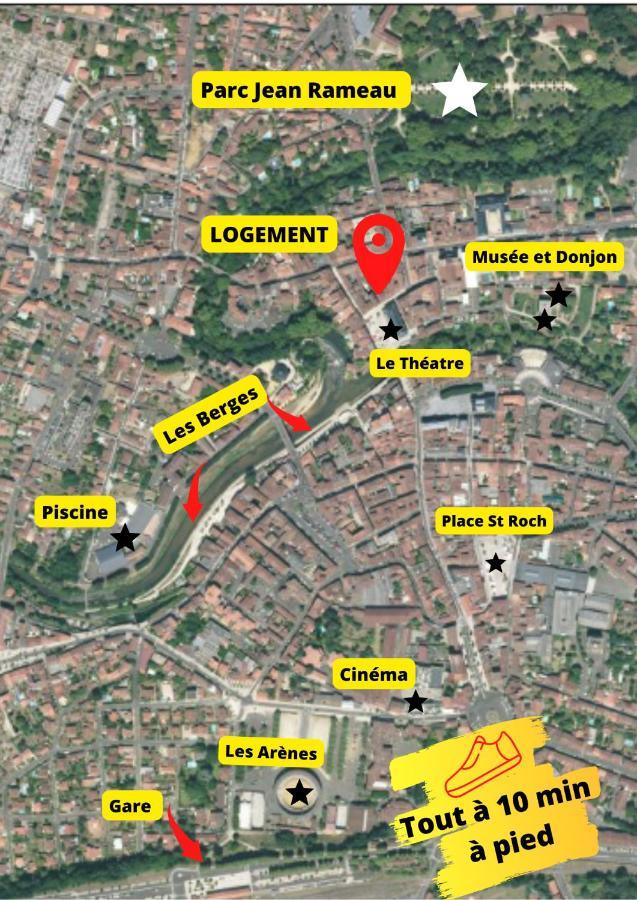 Le Wlerick 4 - Hyper Centre - Au Calme - Wifi Lejlighed Mont-de-Marsan Eksteriør billede